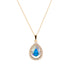 Кулон "Debesu Piliens (Aurora Borealis)" с кристаллами Swarovski™